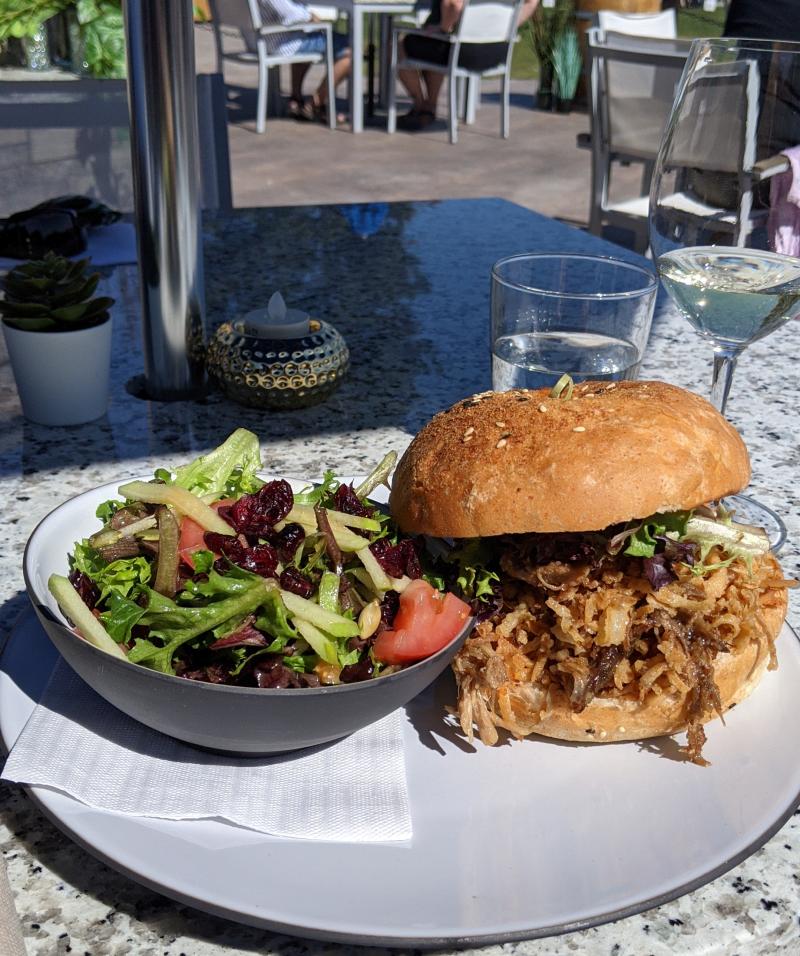 Frind Winery (Annie's Bistro) Braised Pork Sandwich