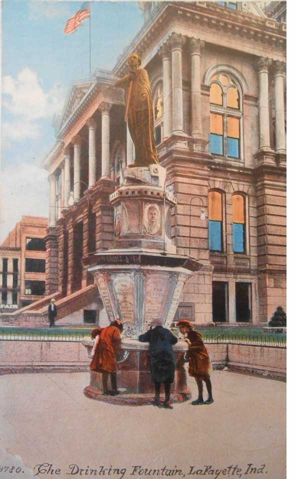 the drinking fountain