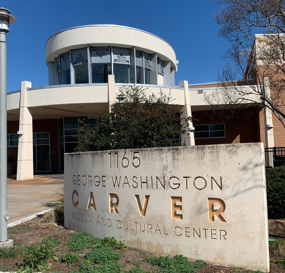Image of the exterior of the Carver Museum.