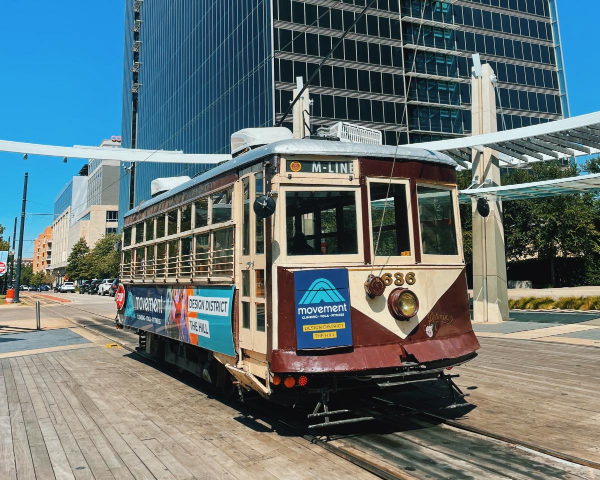 Explore Dallas on the MLine Trolley, Uptown's Free Vintage Public