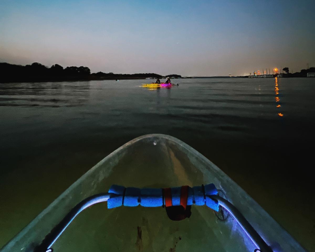 Glowing Kayak