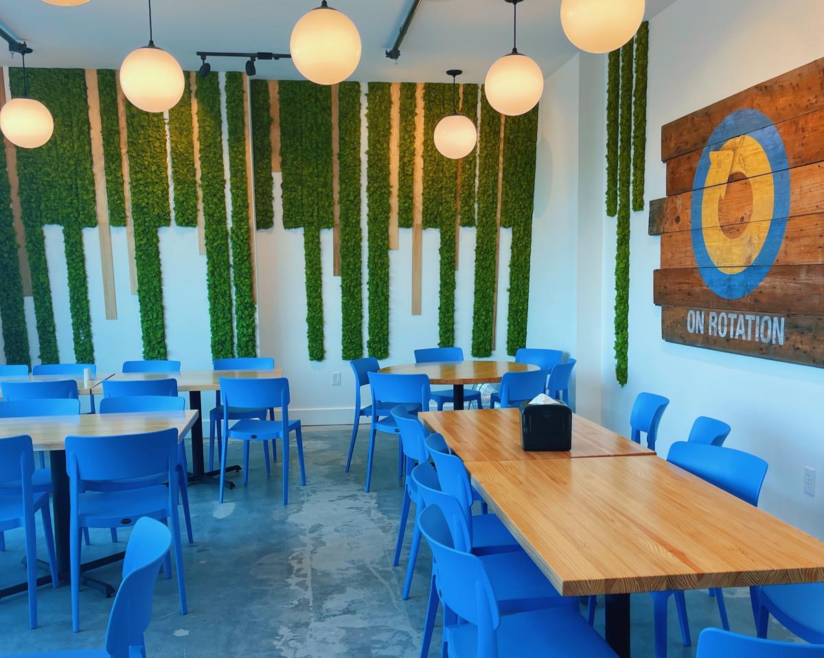 interior of On rotation