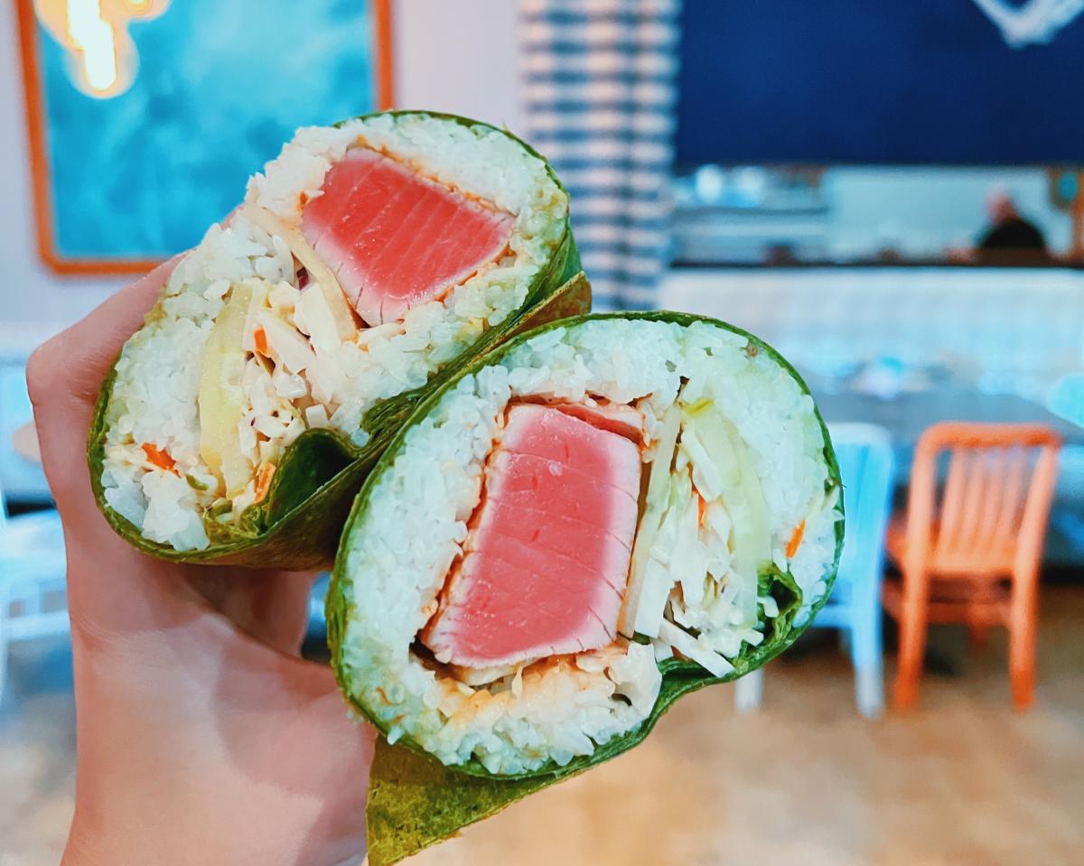 Seafood rolls from Dive Coastal Cuisine