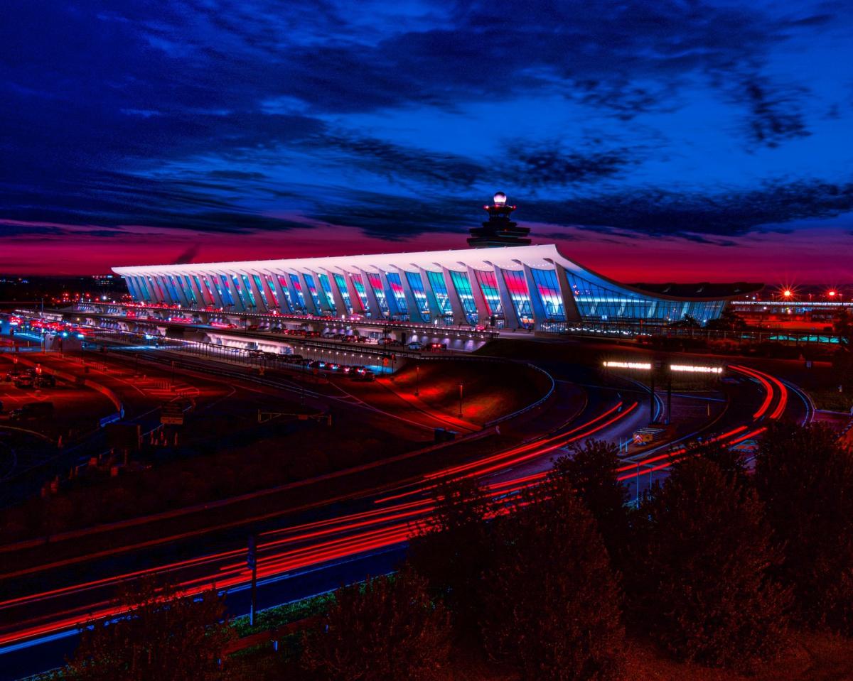 Dulles Airport sunset