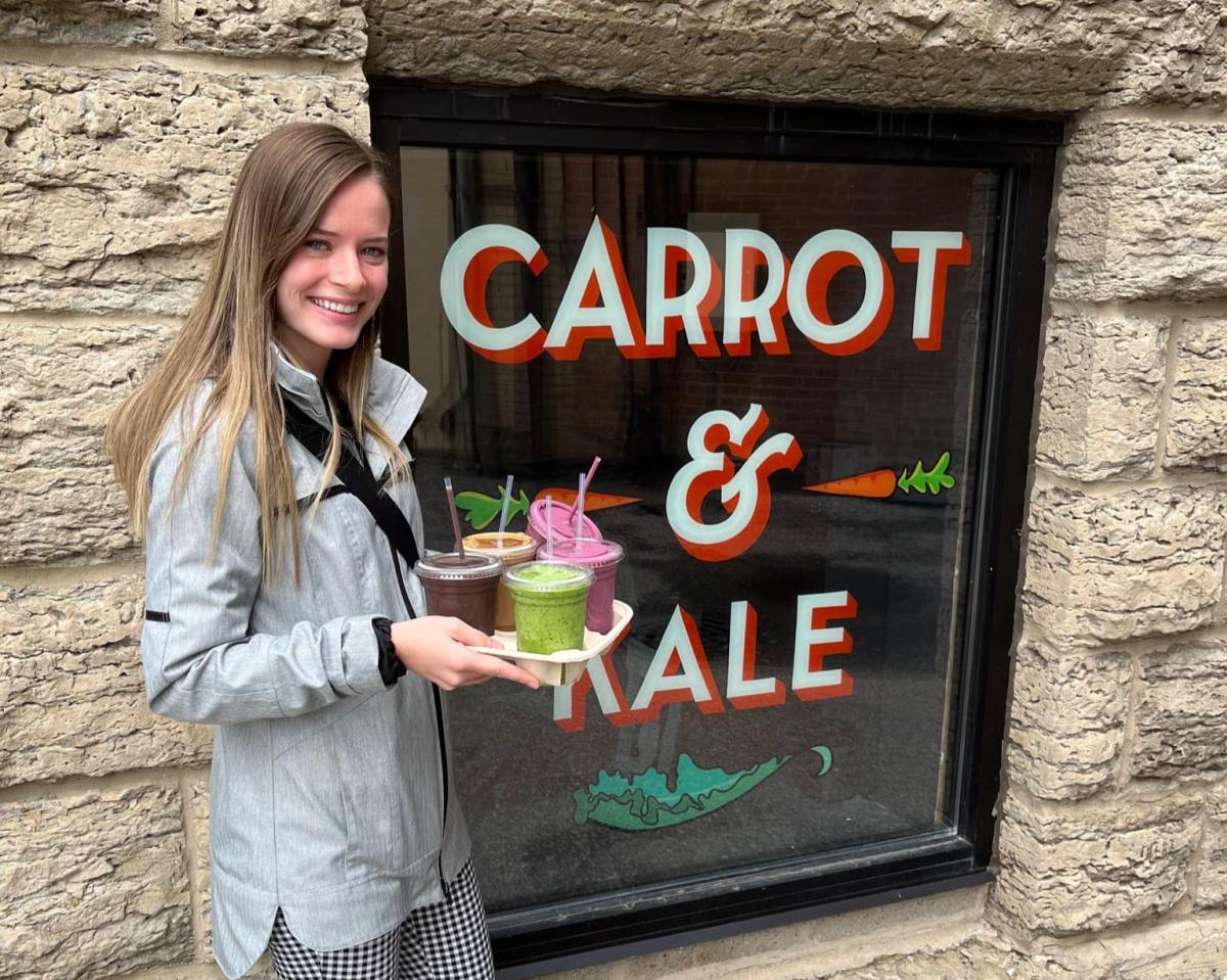 Morgan at Carrot and Kale