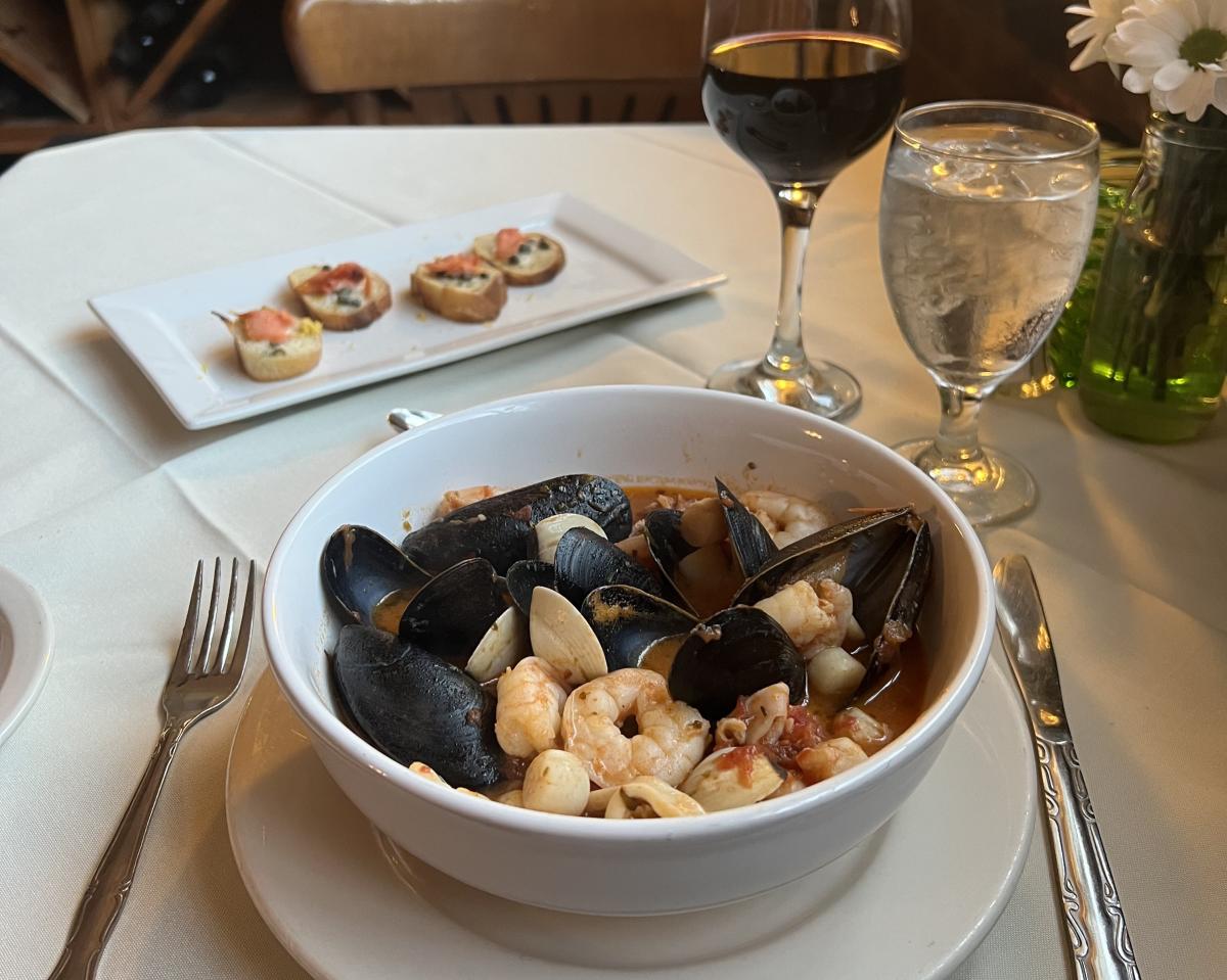 Seafood Dish at Pinocchio's