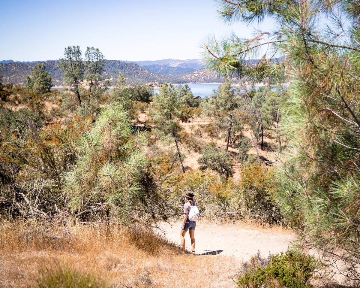 Hiking at Lake Nacimento