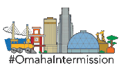 Omaha Intermission Skyline Sticker