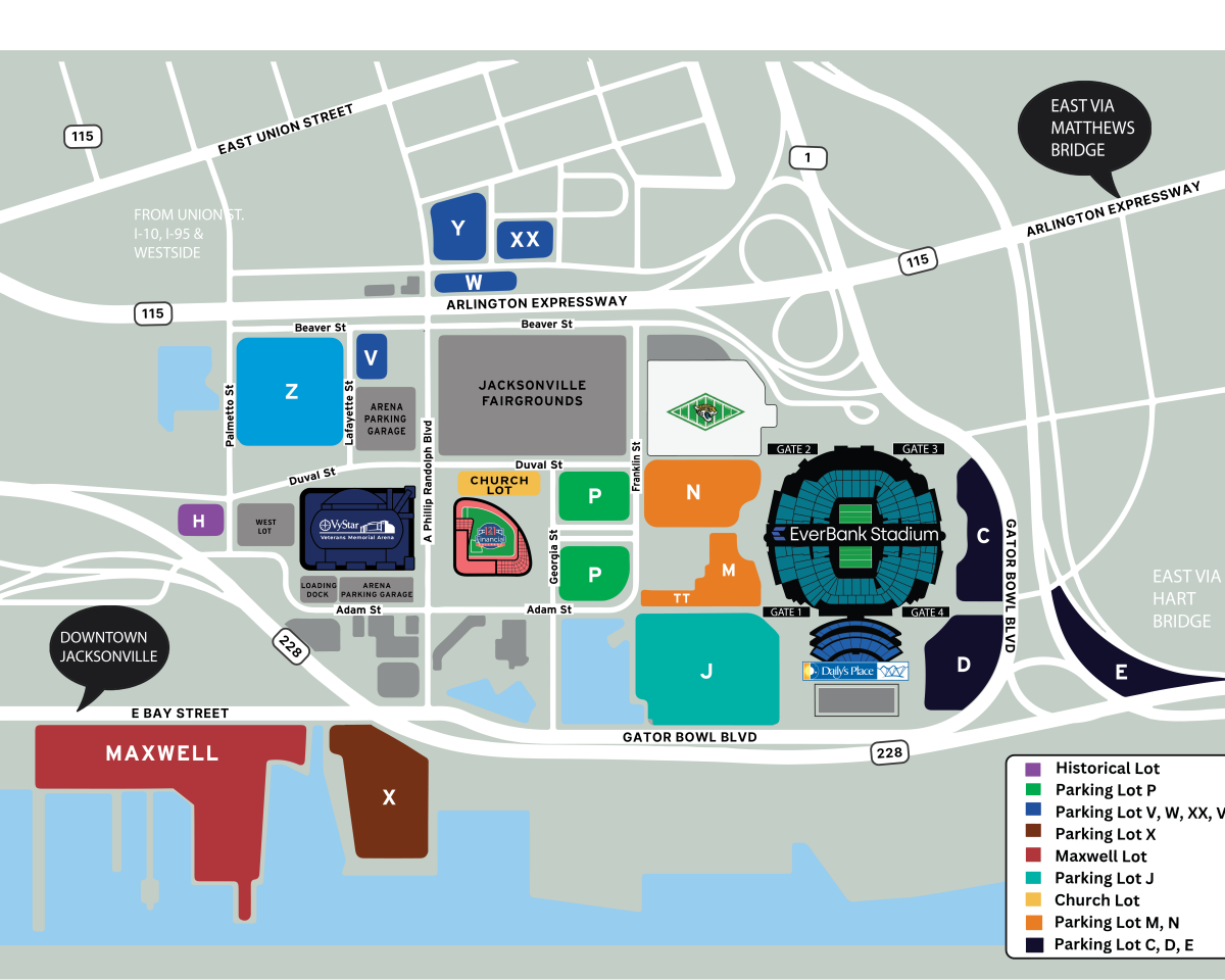 Vystar Parking Map