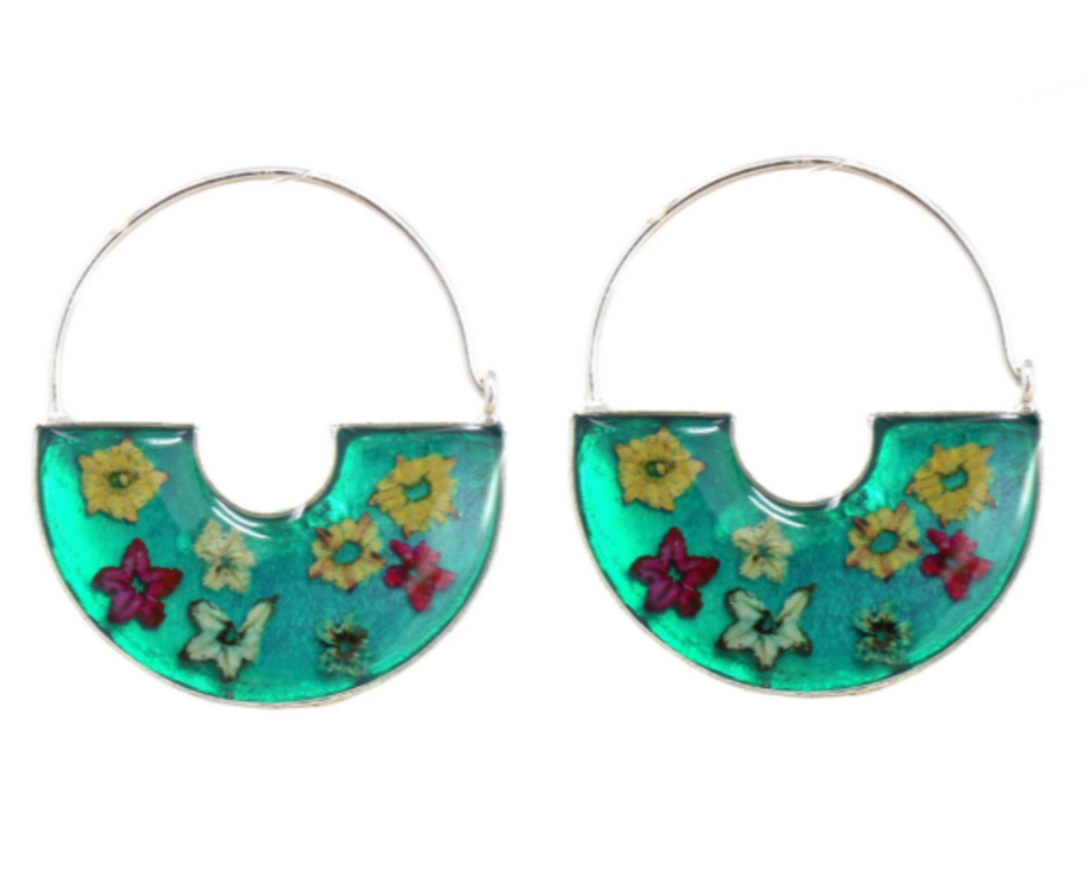 Global Gifts Flower Earrings