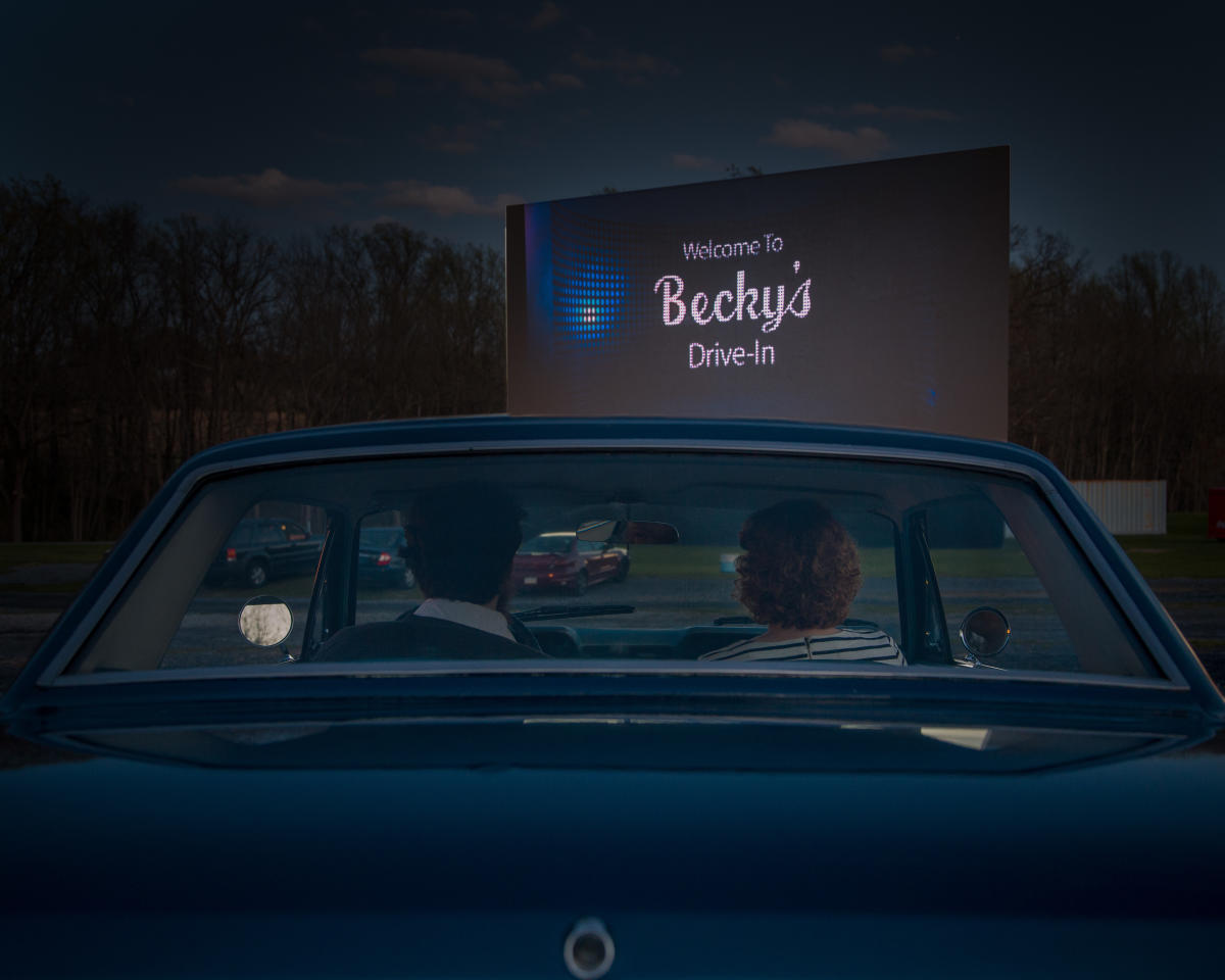 Catch a movie from your car at Beckys Drive In Walnutport, PA