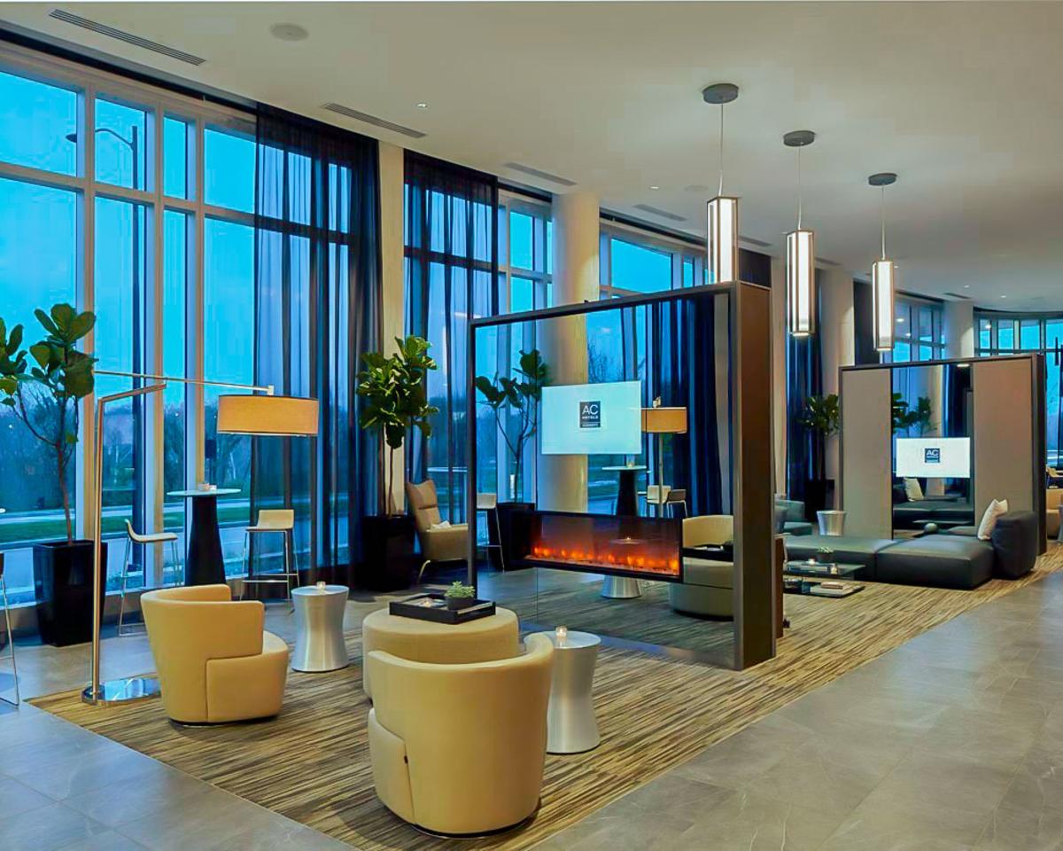 AC Marriot Hotel entrance.