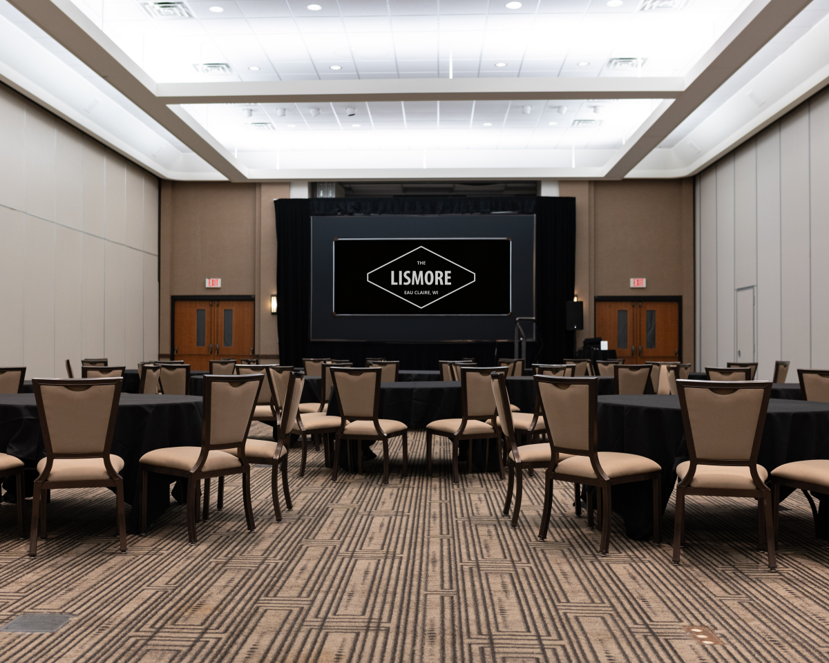 A photo inside The Lismore Hotel Ballroom
