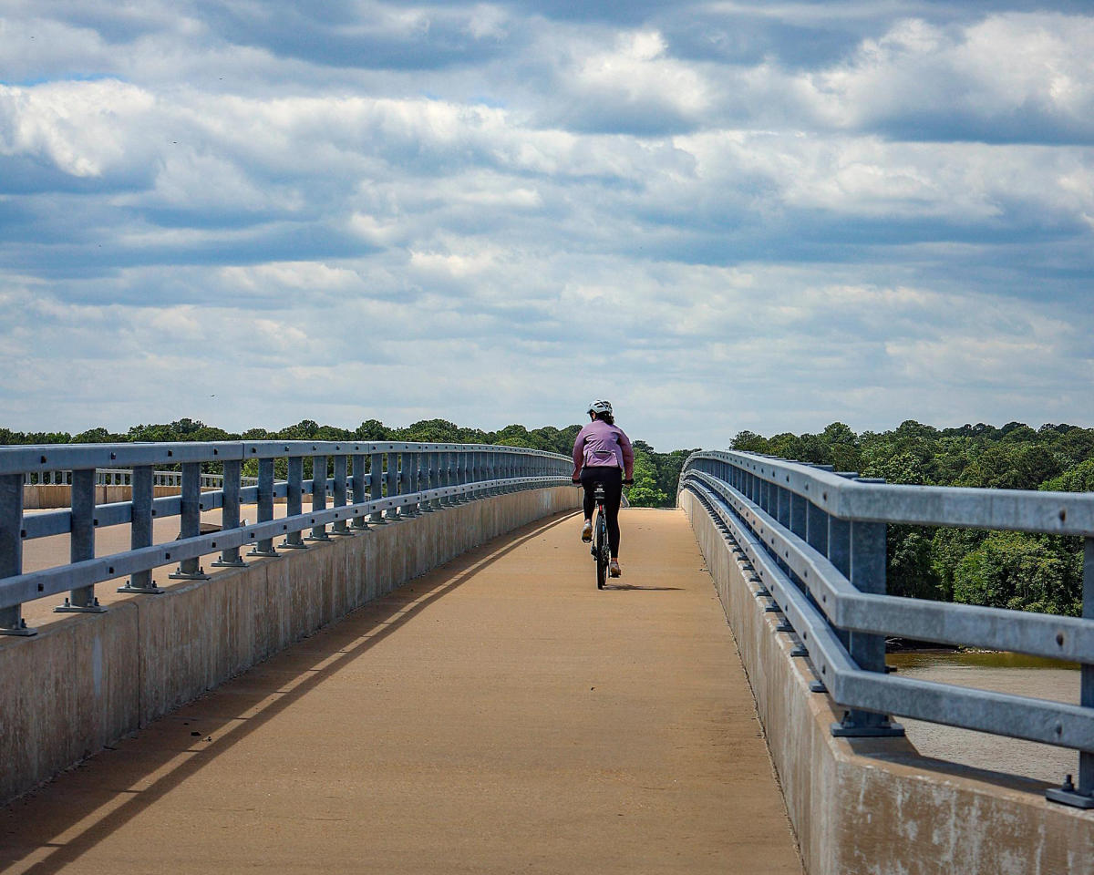 Biking on the Virginia Capital Trail