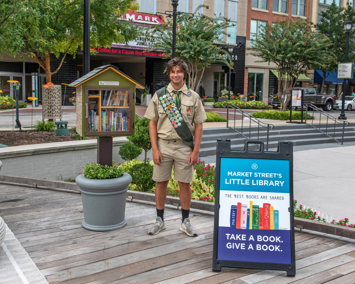 Little Free Library at Market Street