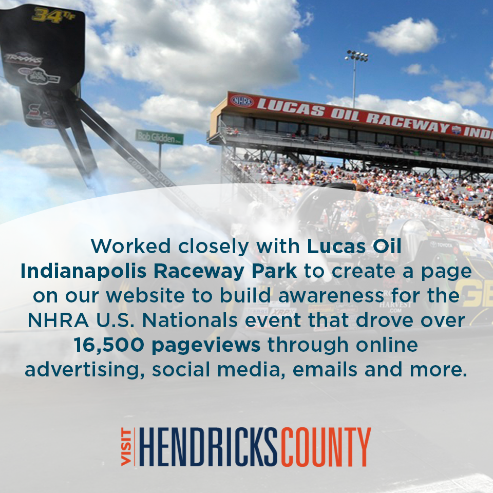 How Visit Hendricks County Helped Lucas Oil Raceway