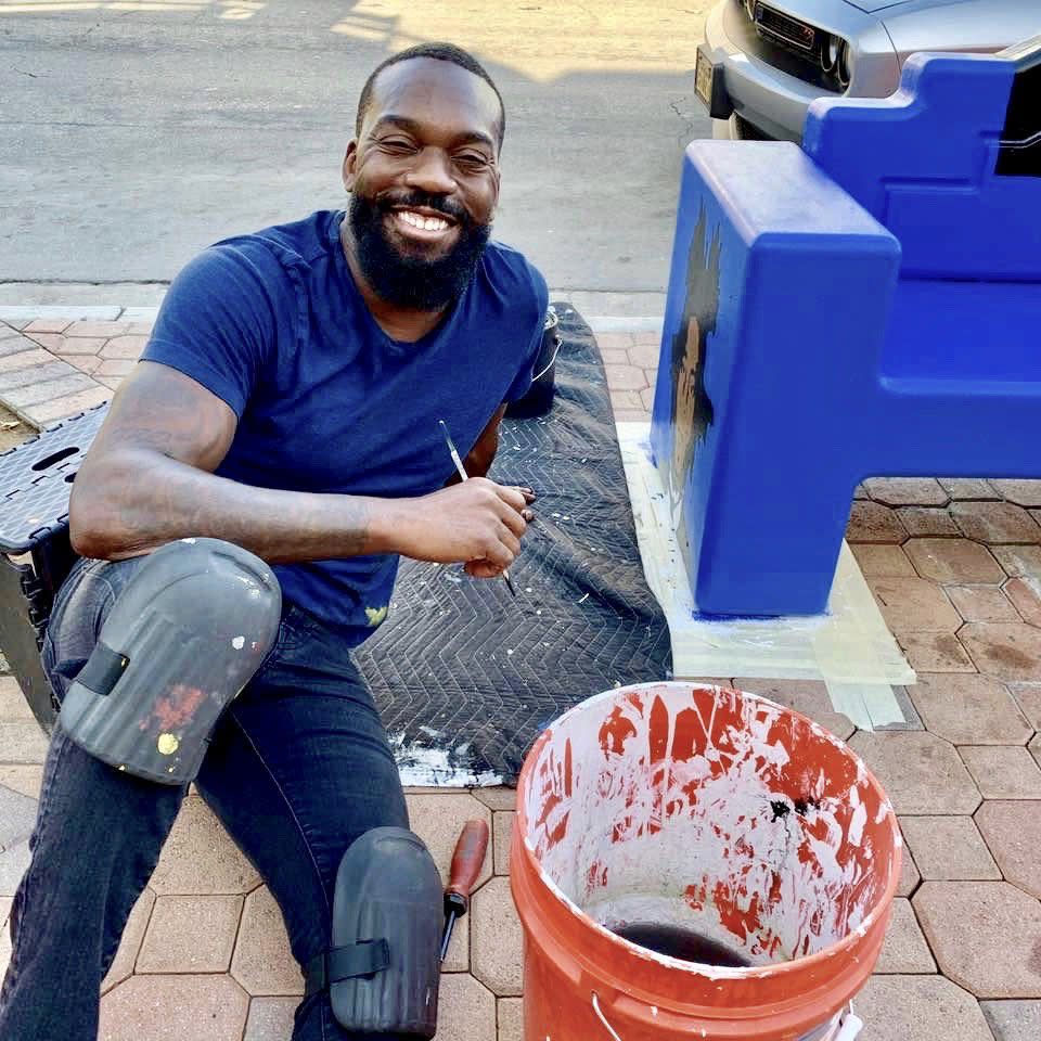 Artist Tysen Knight of Palm Springs
