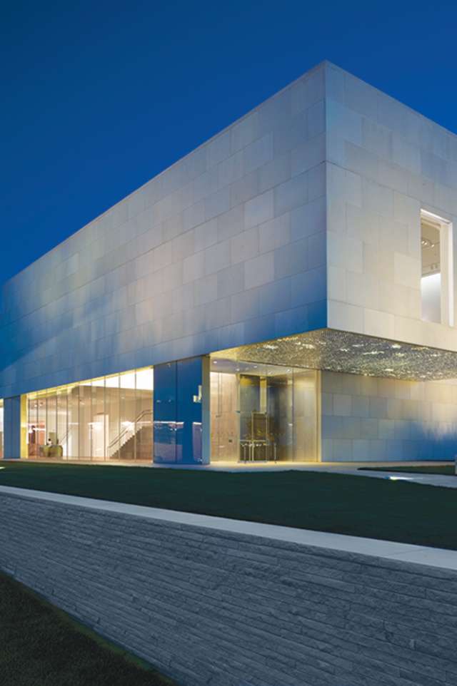 Nerman Museum of Contemporary Art at Night - new site revised