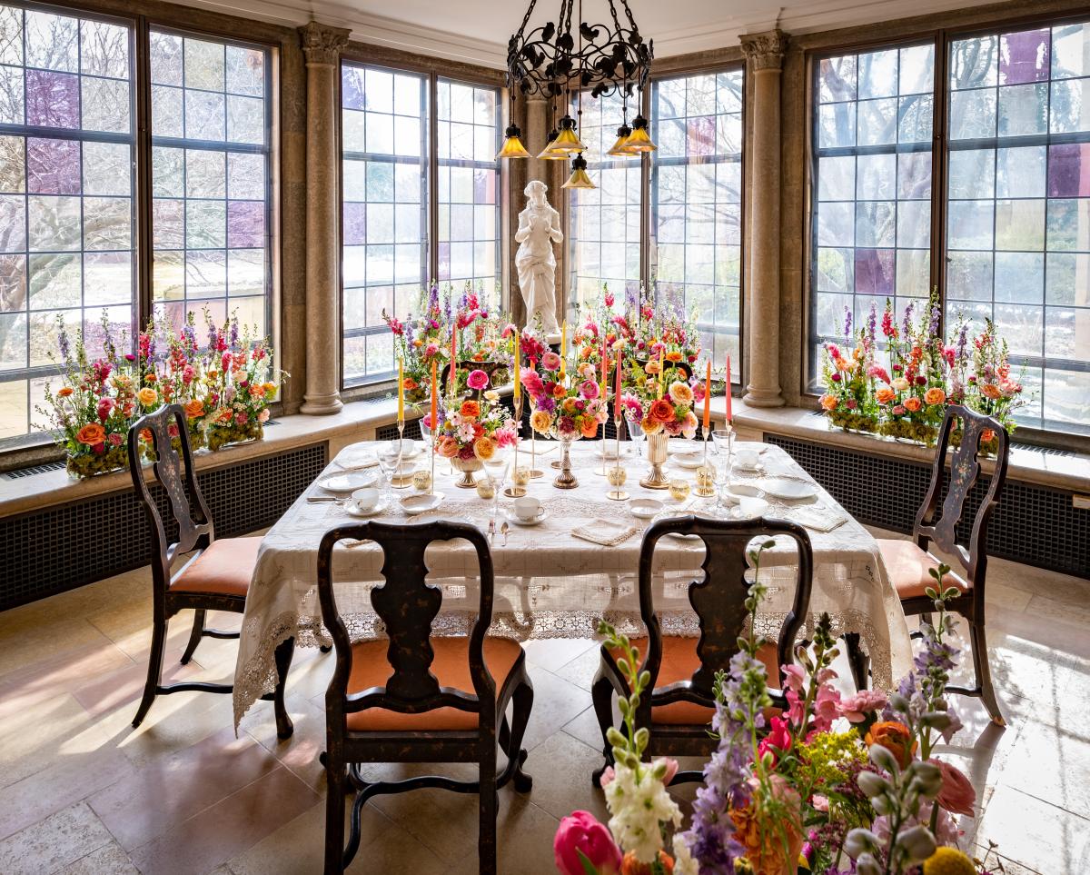 Rooms of Blooms Paine Art Center and Gardens in Oshkosh WI