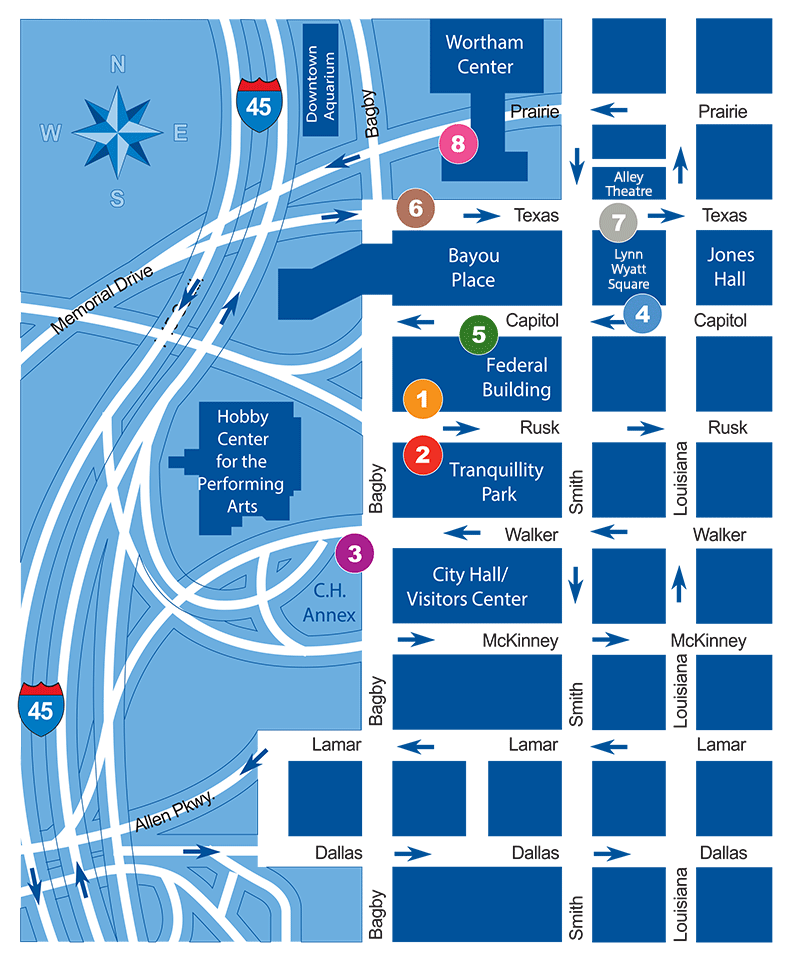 Theater District Parking Map
