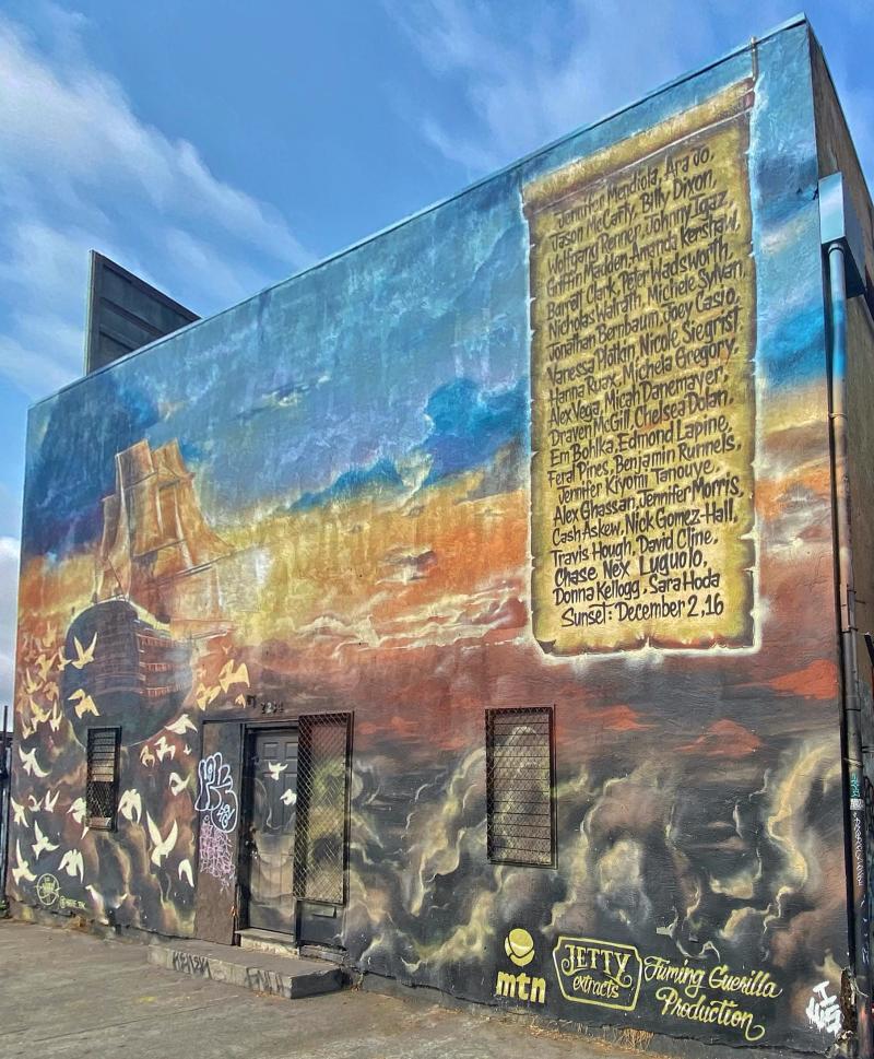 Ghost Ship Mural
