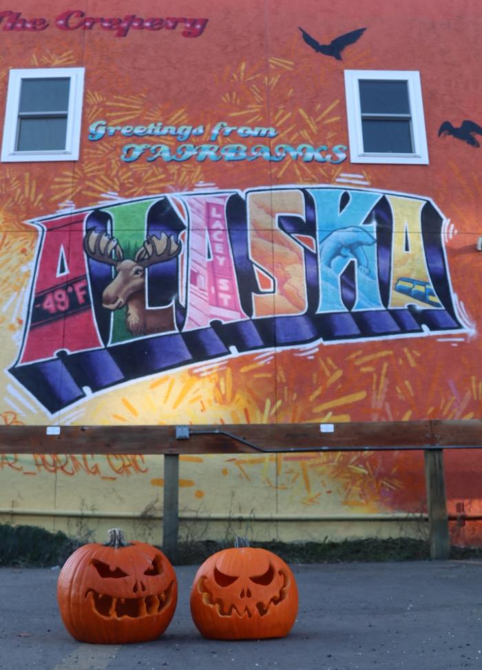 Alaska Mural Pumpkins