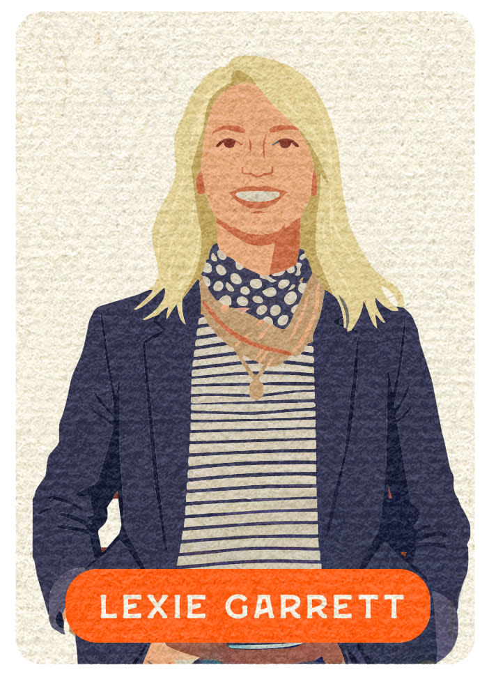 Illustrated card of Lexie Garrett