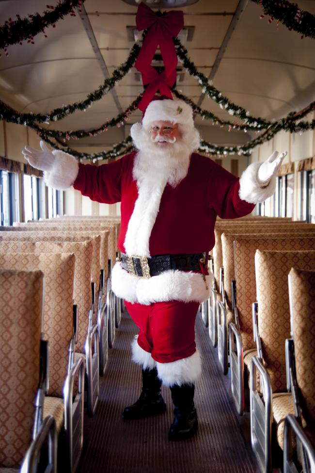Santa at the Hobo Railroad