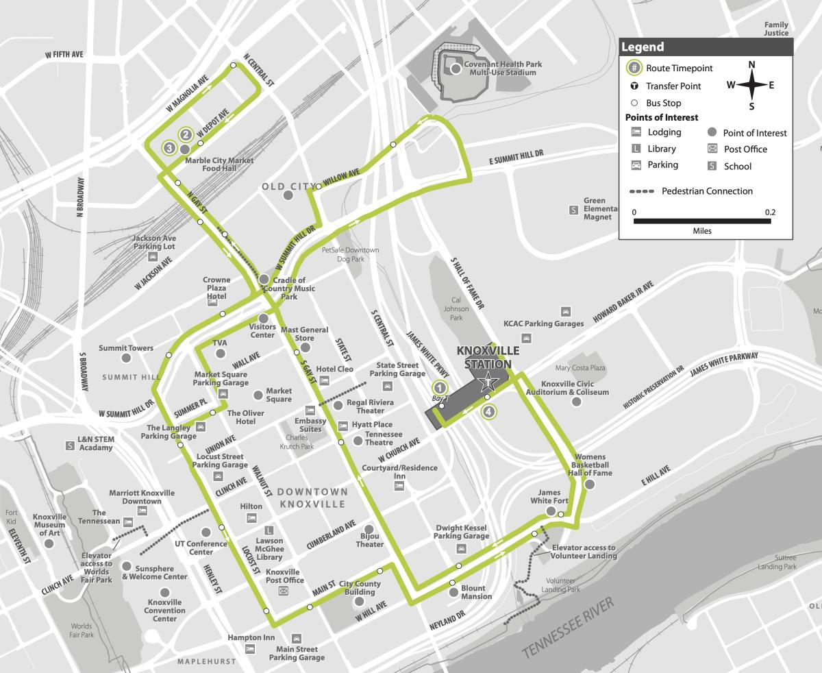 KAT Gameday Route