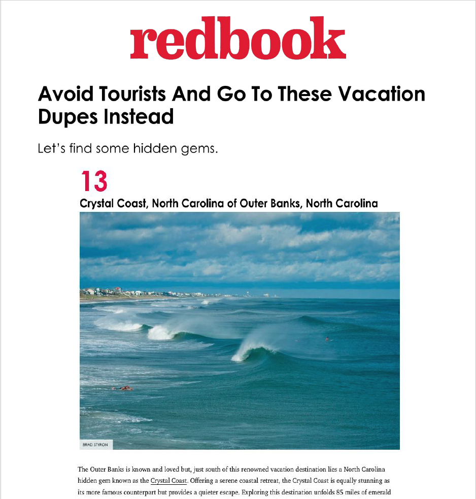 Redbook Avoid Tourists and go to these Vacation Dupes Instead Cover
