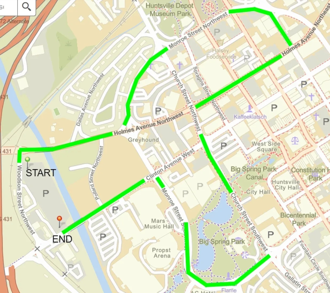 Veterans Day Parade route 2024