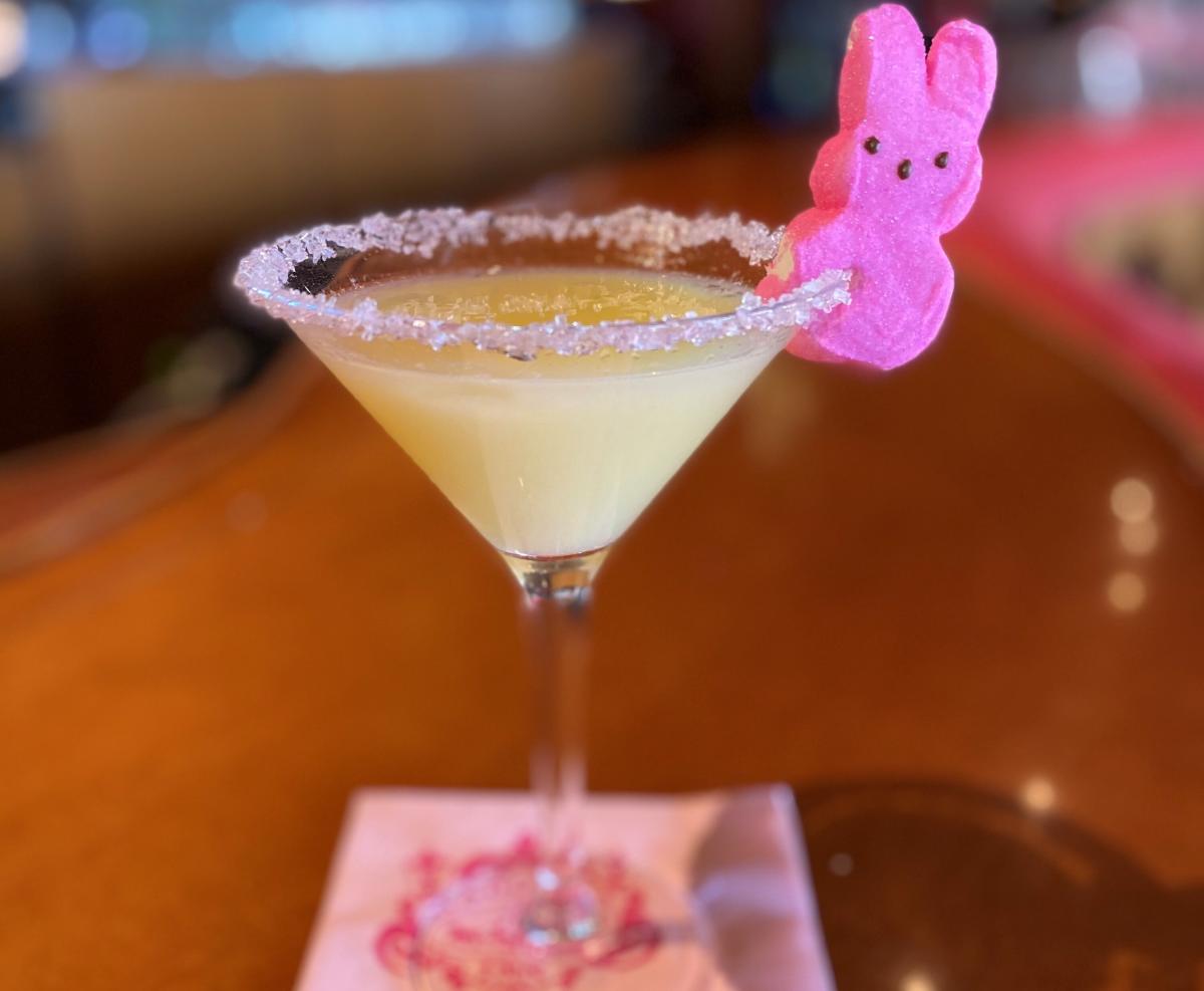 Easter cocktail at the Madonna Inn in SLO CAL