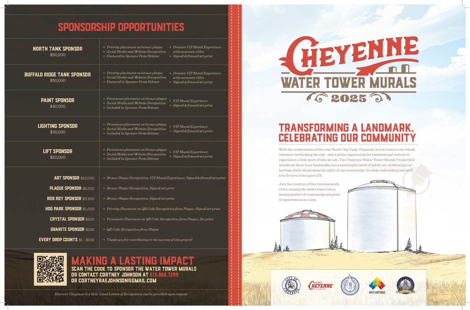Cheyenne Water Towers Page one