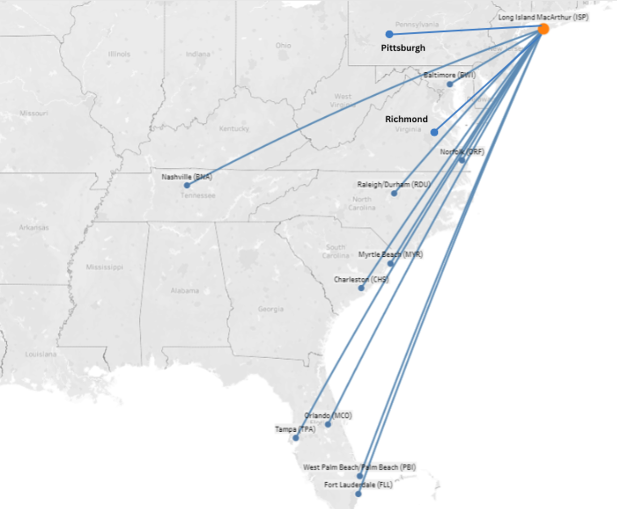 ISP all carriers maps