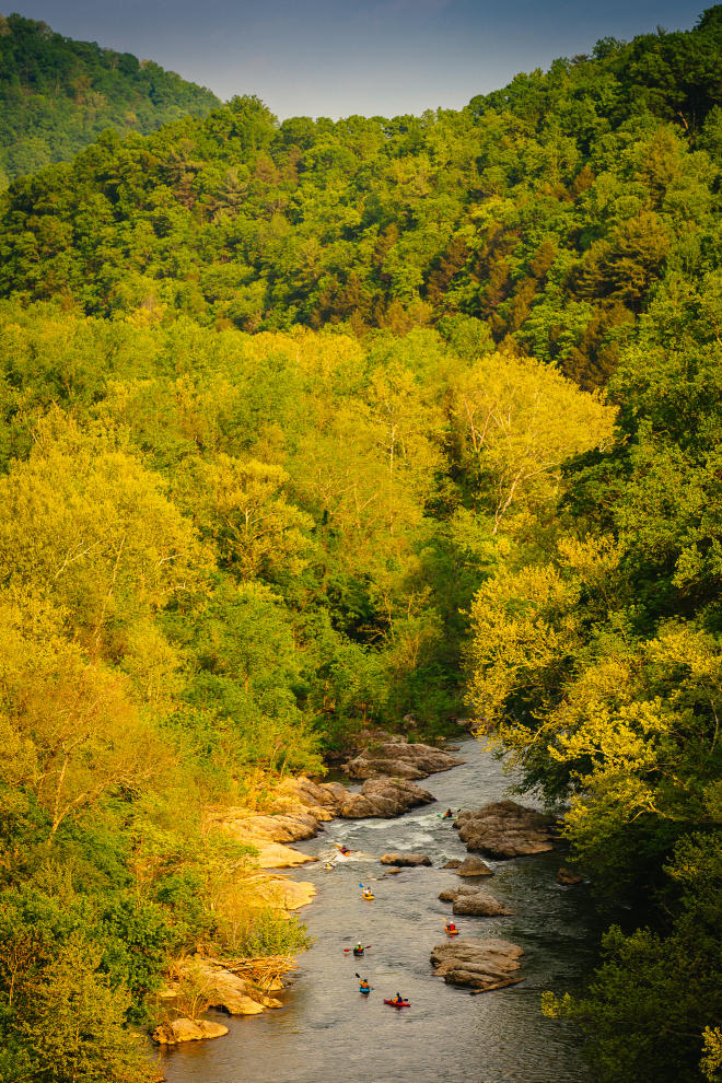 Kayaking - Roanoke River - Explore Park