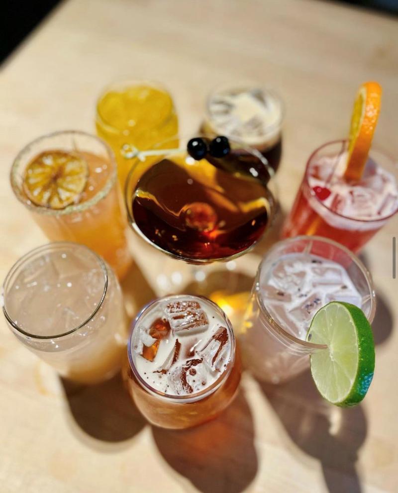 Selection Of Cocktails From Tupelo Honey In Virginia Beach