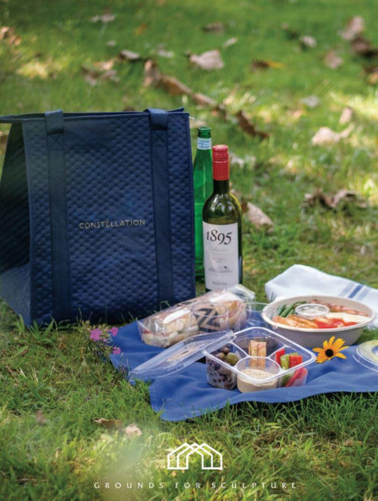 Picnic with a Bottle of Wine