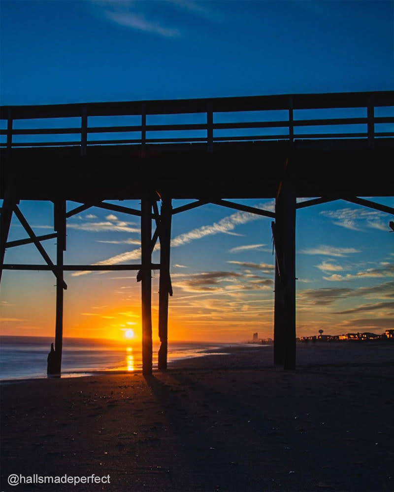 Sunset at the Ocean Isle Beach Fishing Pier