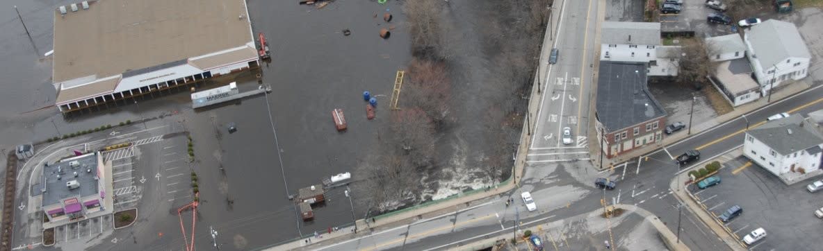 Flood Street from above