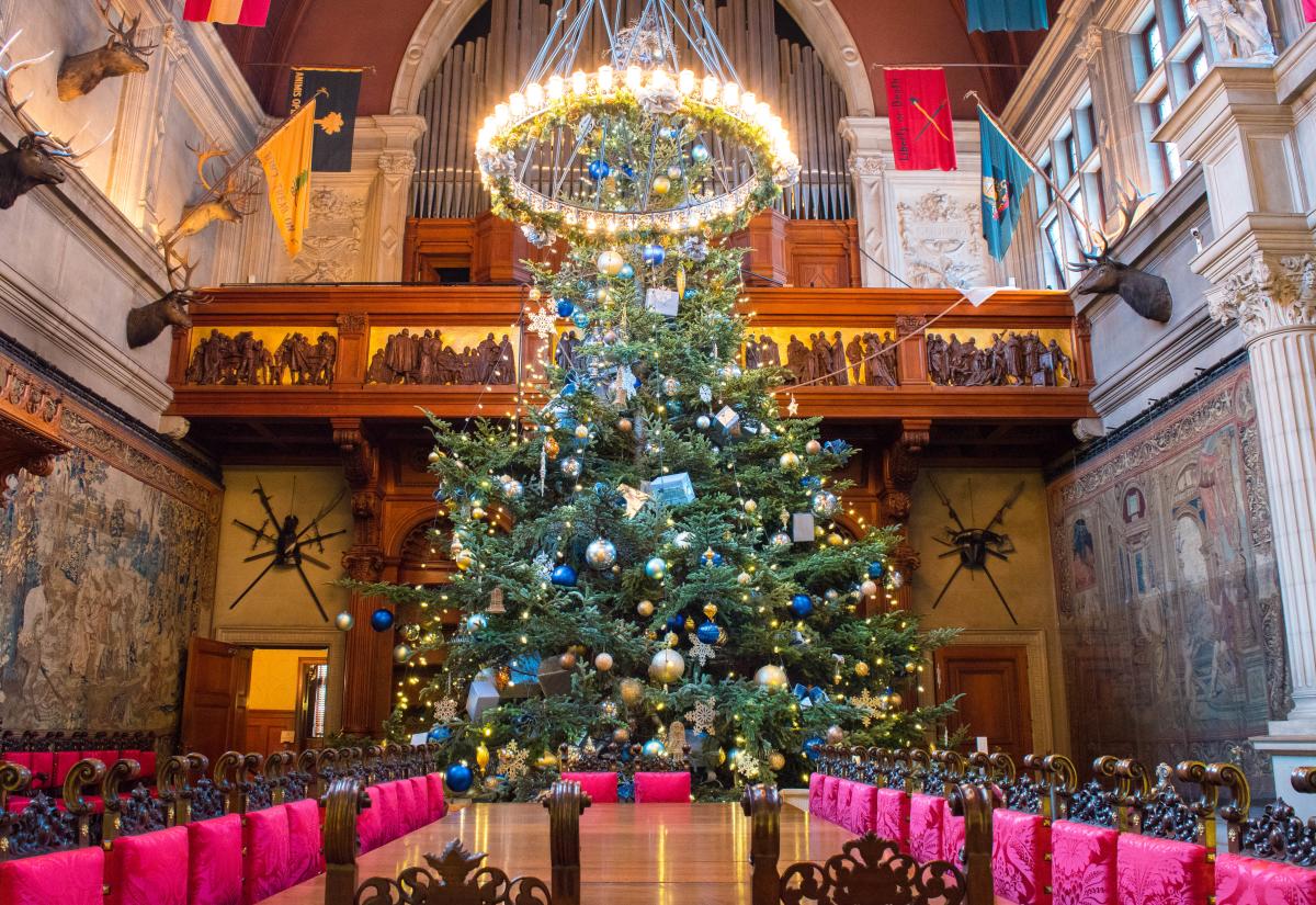 Banquet Hall Tree Christmas at Biltmore Estate 2017