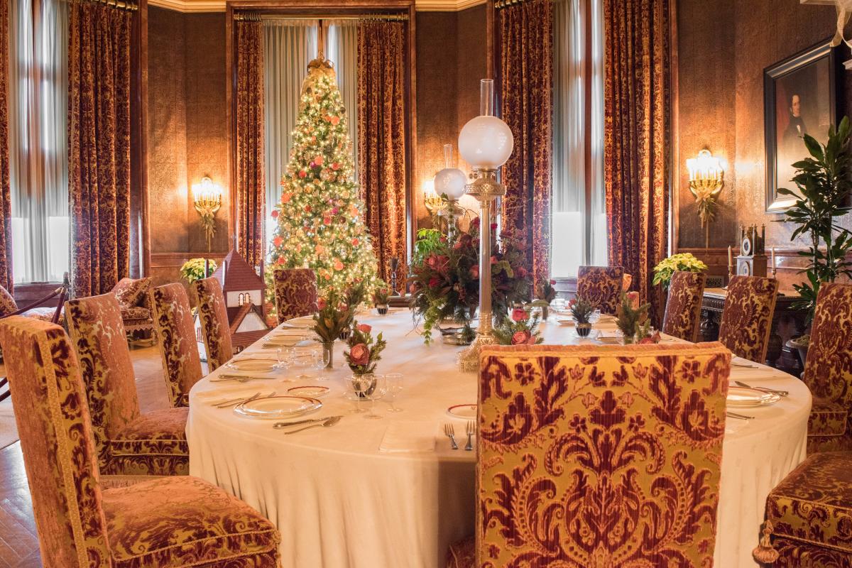 Christmas at Biltmore Estate Breakfast Dining Room 2017