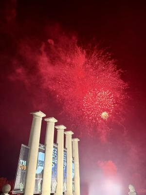 Fireworks at LaVern Gibson