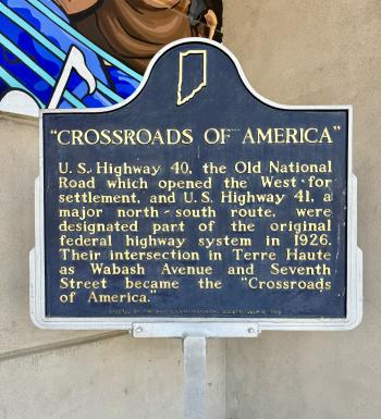Crossroads of America Sign