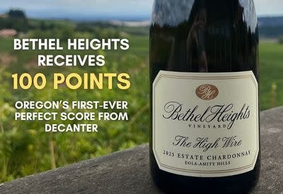Bethel Heights 100 Chardonnay Decanter