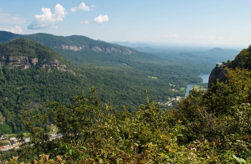 Peregrine's Point on New Skyline Trail at Chimney Rock