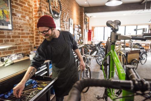 SHIFT Cyclery & Coffee Bar Bike