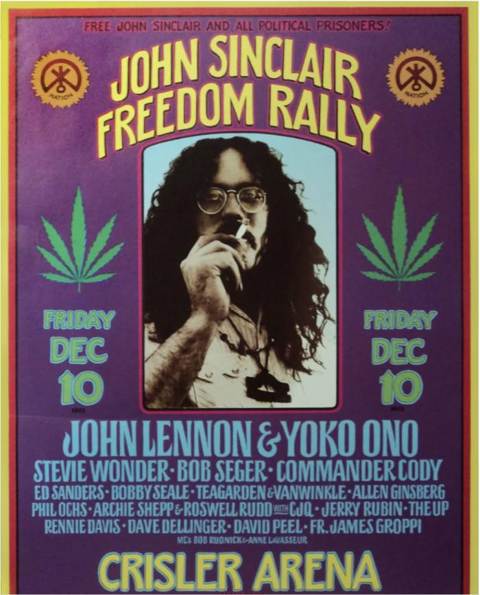 John Sinclair Freedom Rally, Ann Arbor, 1971