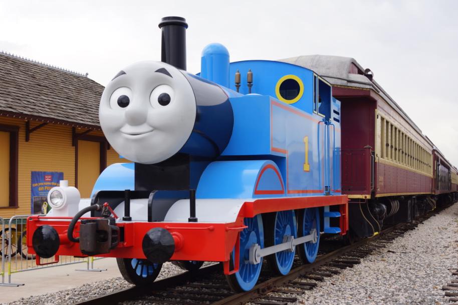 DAY OUT WITH THOMAS™ PULLS INTO GRAPEVINE VINTAGE RAILROAD
