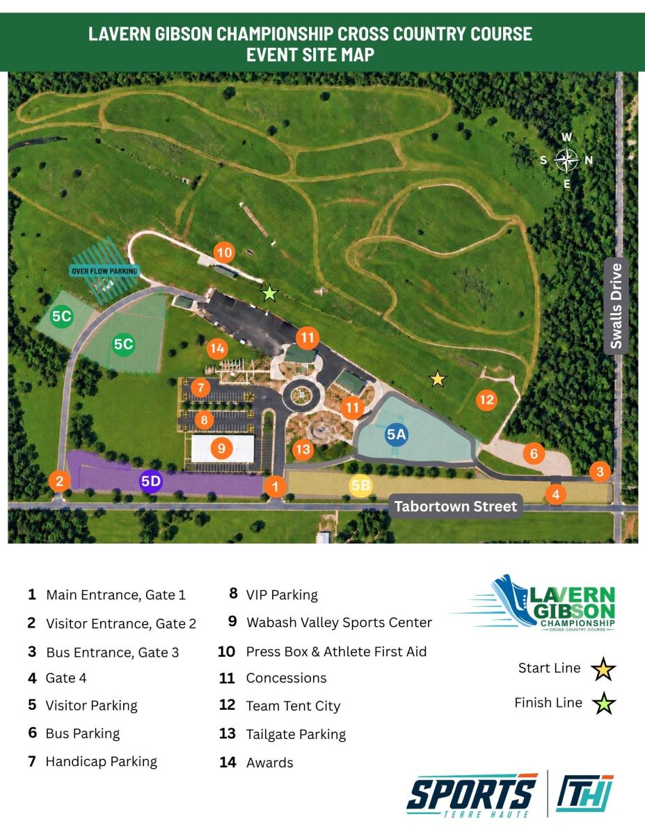 LaVern Gibson Parking Map