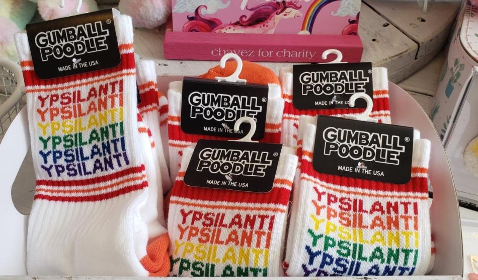 Unicorn Feed and Supply pride socks